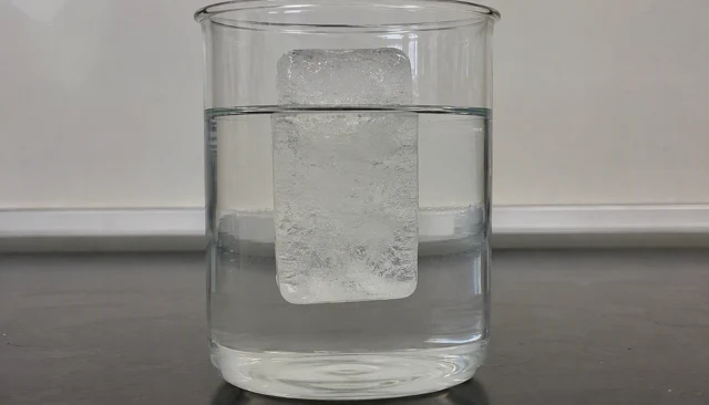 Illustrative initial scene for Floating-ice immersion