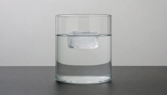 Illustrative initial scene for Freshwater ice in saltwater