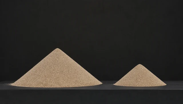 Illustrative initial scene for Sandpile angle scaling
