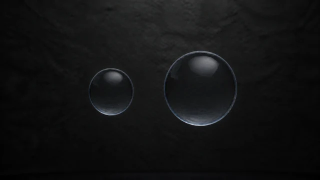 Illustrative initial scene for Droplet volume conservation
