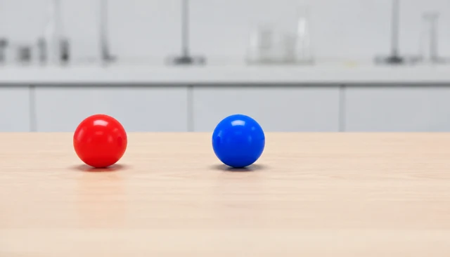 First frame: Equal-mass collision